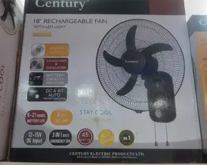 Century 18" Rechargeable Fan