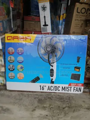 Gasa Standing Mist Fan AC/DC Fan 16 Inches
