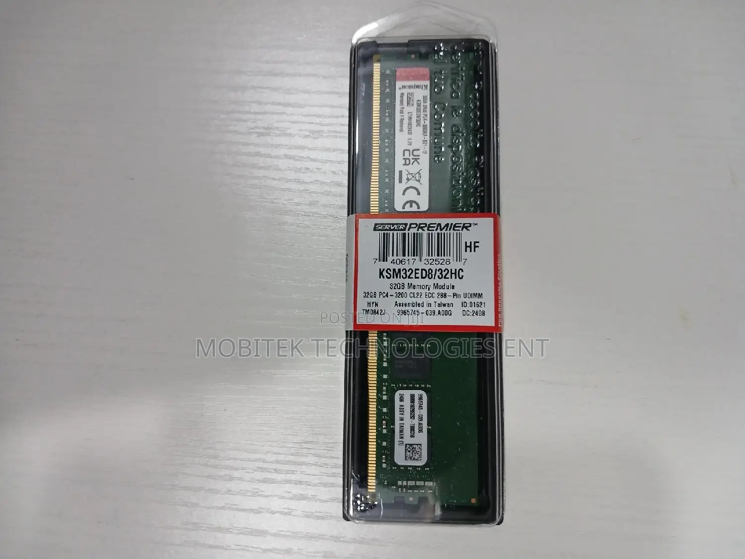 Kingston 32gb Ddr4 Desktop Ram (3200)