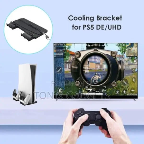 Multifunction Vertical Charging Stand for Playstation 5