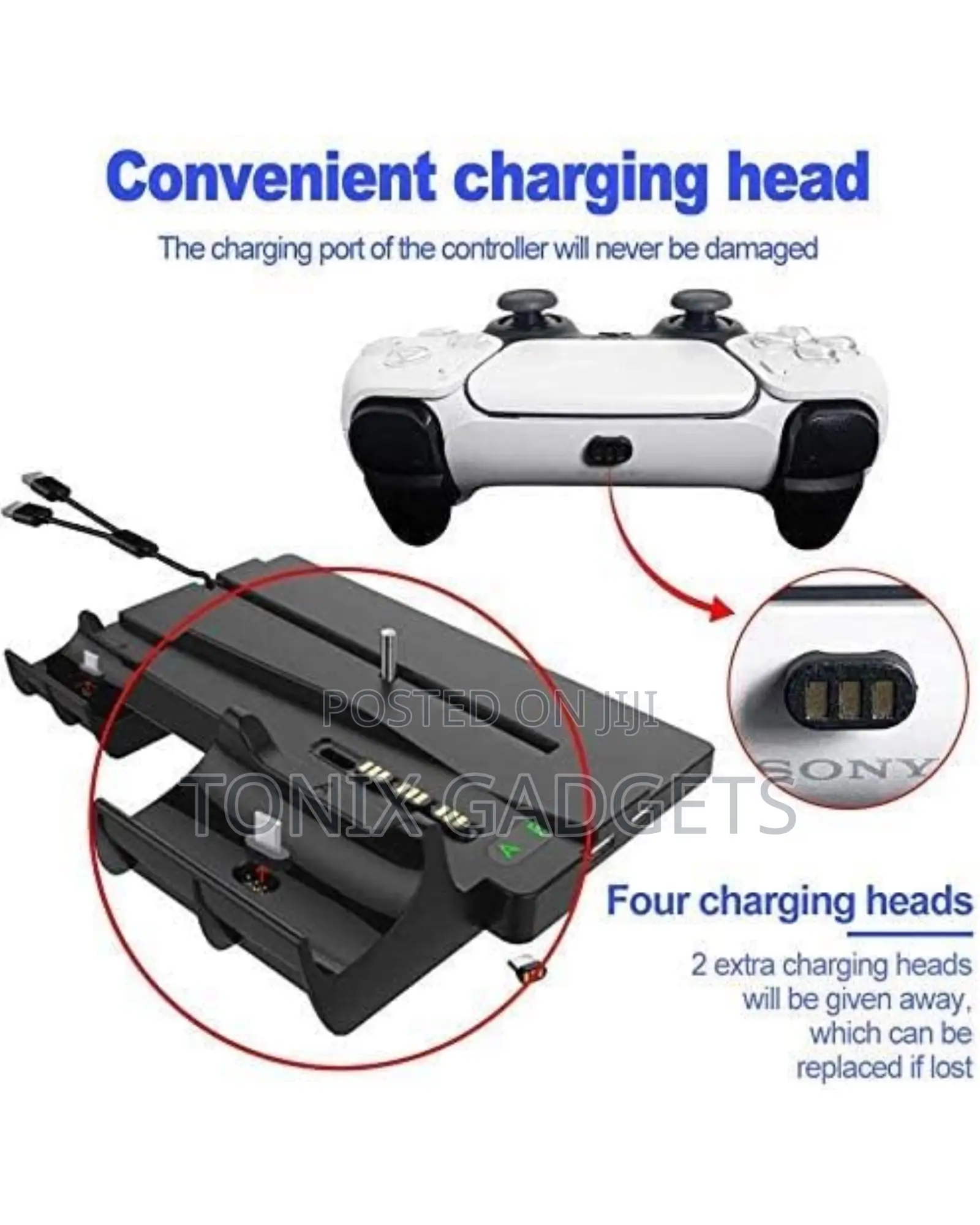 Multifunction Vertical Charging Stand for Playstation 5