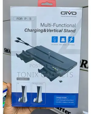 Multifunction Vertical Charging Stand for Playstation 5