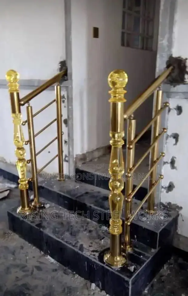Stanless Handrail Gold