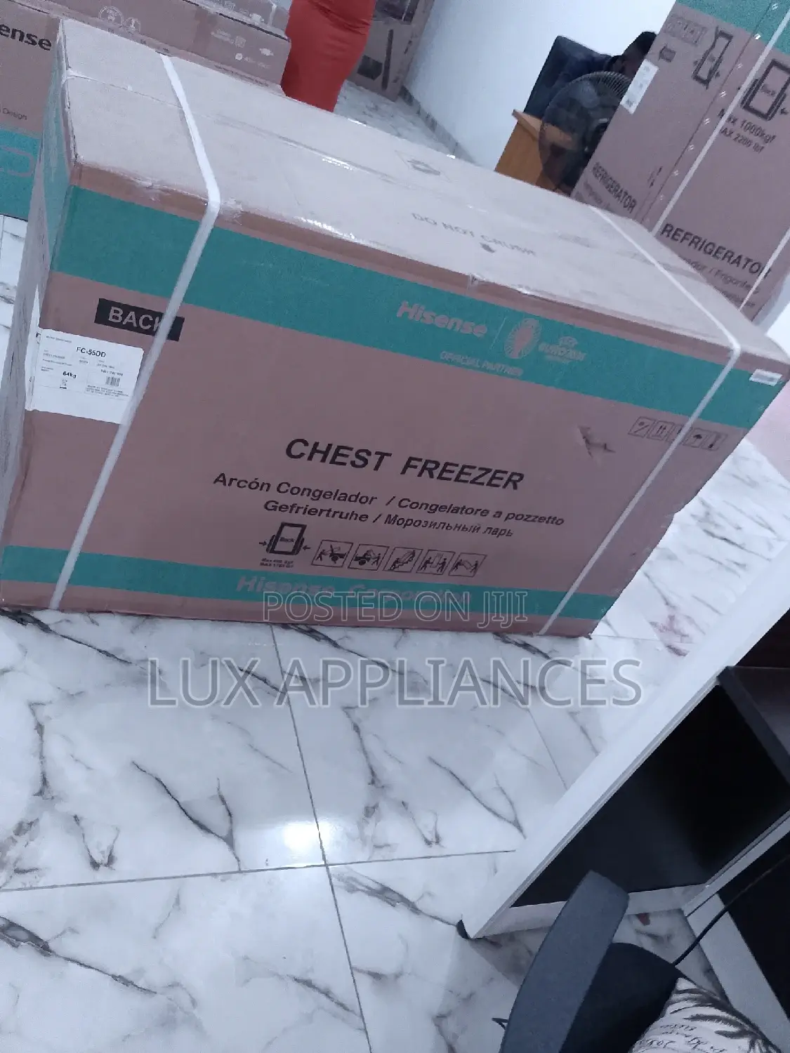 Hisense New Chest Freezer With Removable Basket