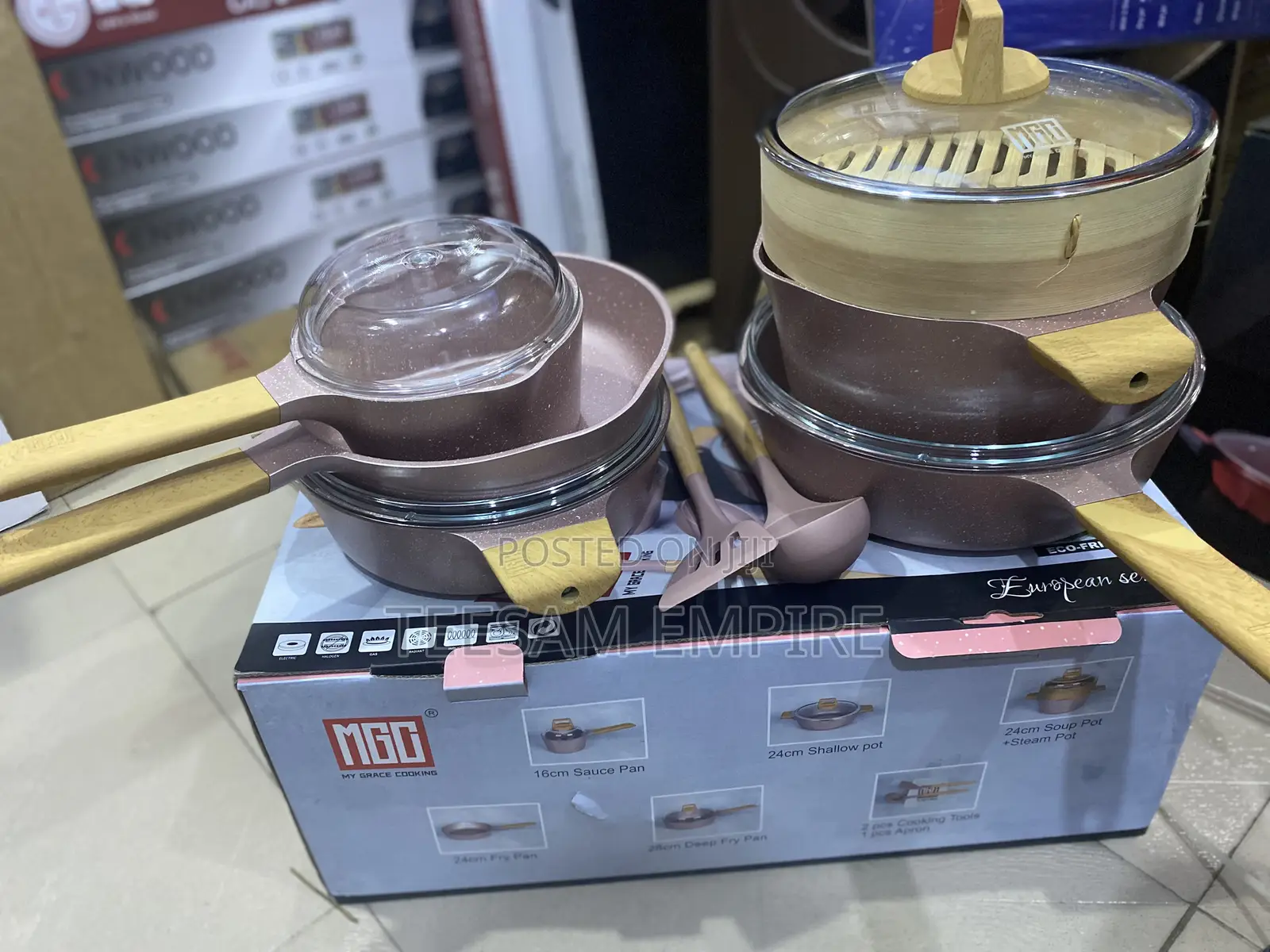 13pcs Granite Coating Cookware