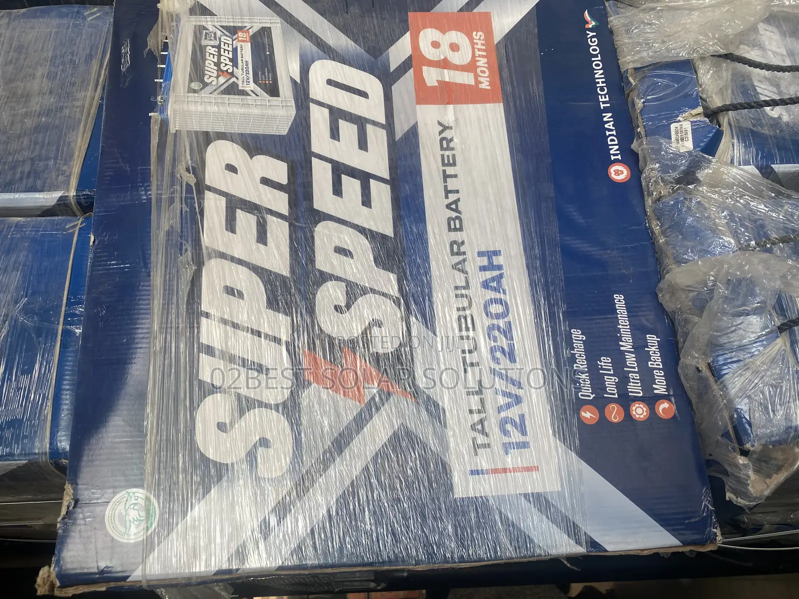 Super Speed New Tall Tubular Battery