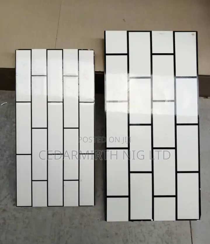 White Black Wall Tile