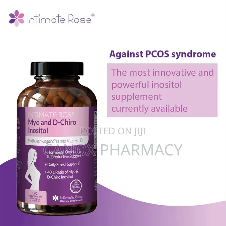 Intimate Rose Myo-Inositol D-Chiro, 120caps
