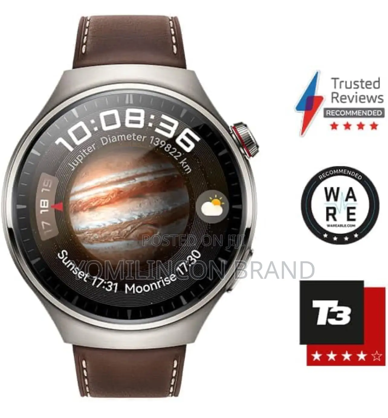 HUAWEI Watch 4 Pro, Space-Class Titanium Alloy Case