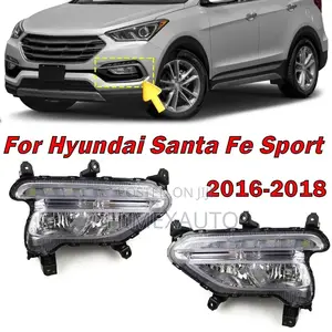 LED Fog Light Set Replacement for Hyundai Santafe 2017-2019