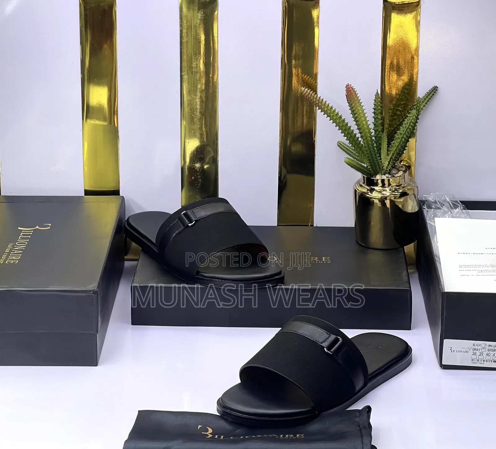 Original Quality Men Leather Slipers
