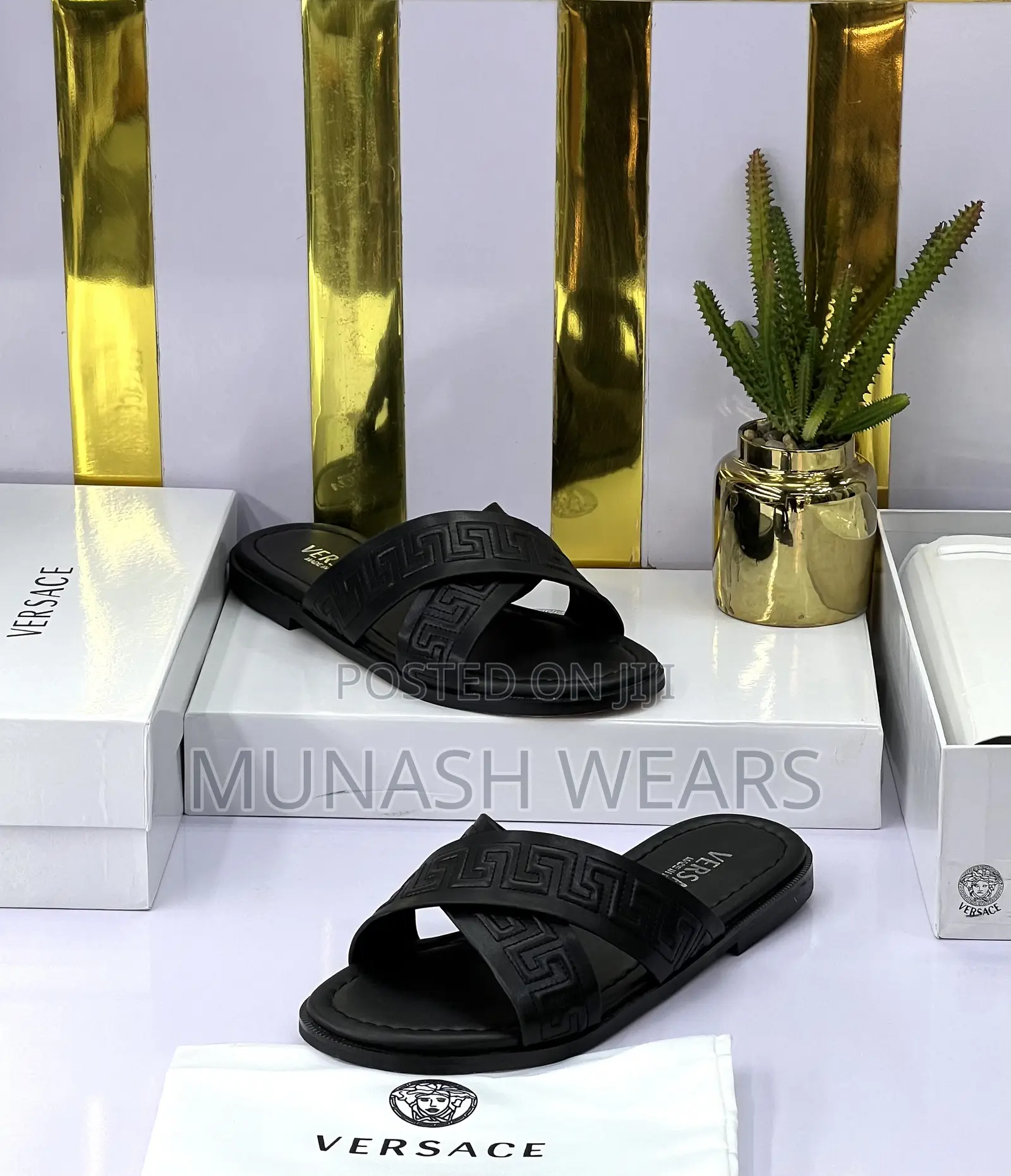 Original Quality Men Leather Slipers