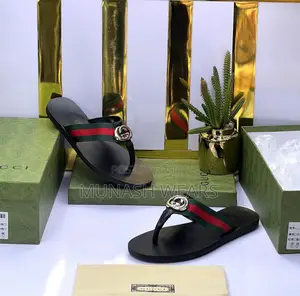 Original Quality Men Leather Slipers