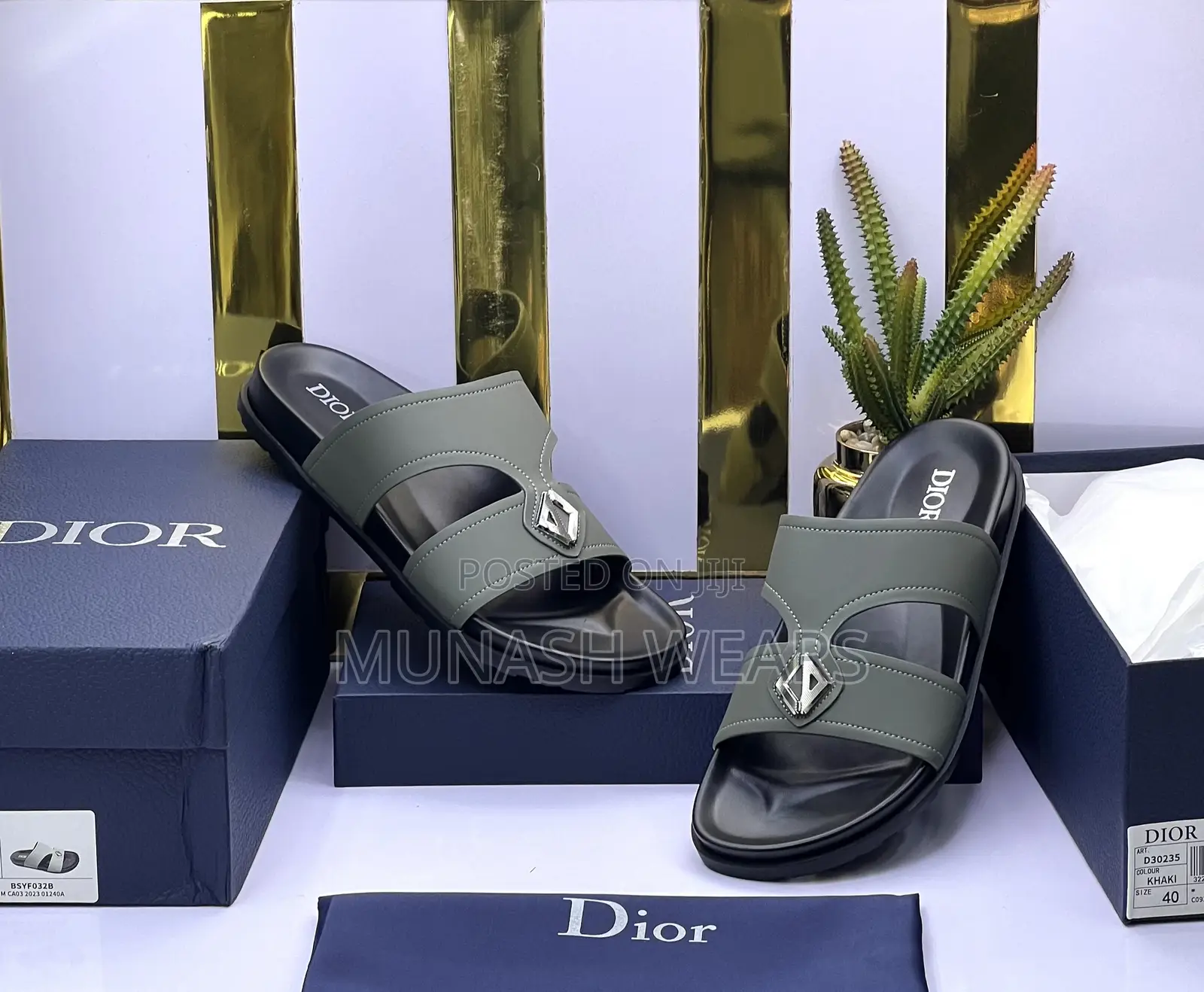 Original Quality Men Leather Slipers