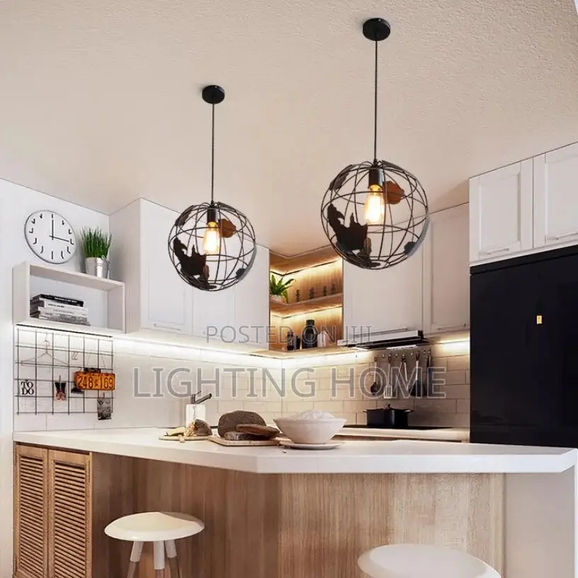 World Map Pendant Lamp