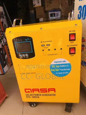 500w Solar Generator With Inbuilt Lithium Ion Battery
