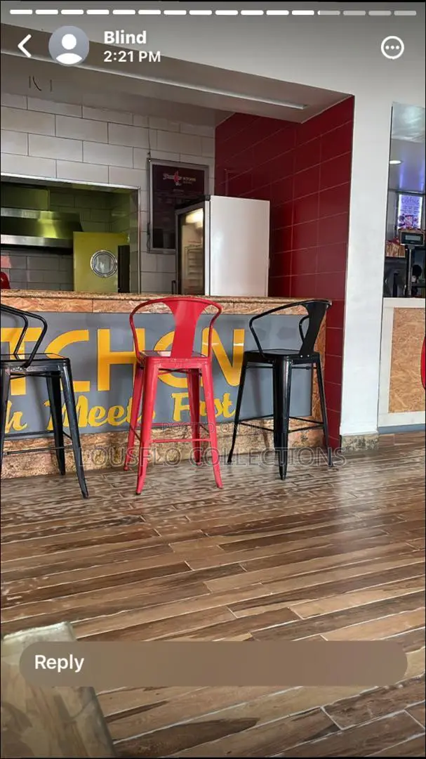 Big Aluminum Bar Stool