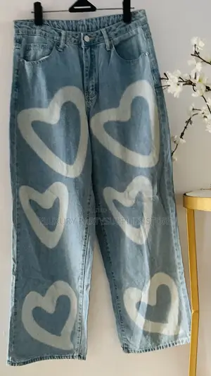 Shein Patterned Mom Jeans