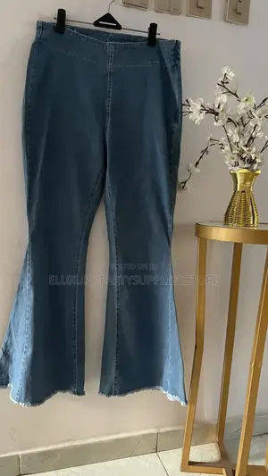 Denim Palazo Jeans