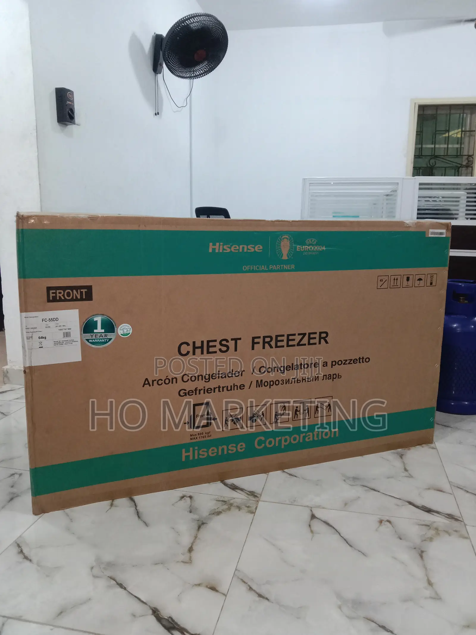 New Hisense Fc-55dd 420l Chest Freezer
