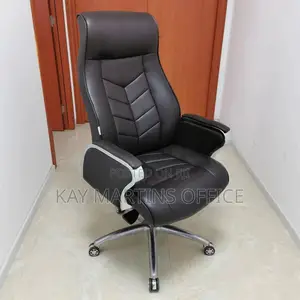 An Executive Chair With Relaxing Back