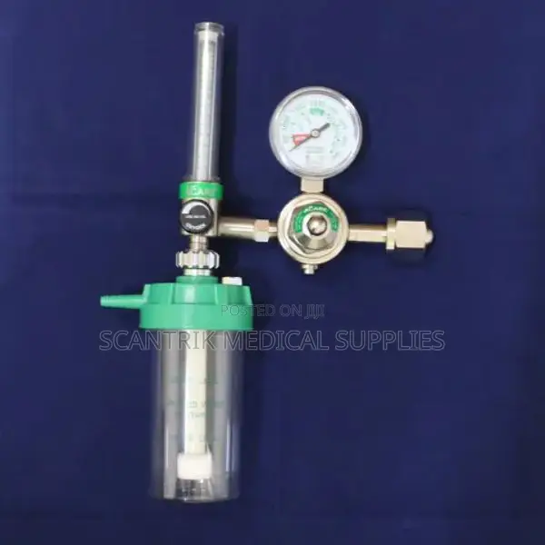 Solid Oxygen Regulator With Flowmeter and Gauge