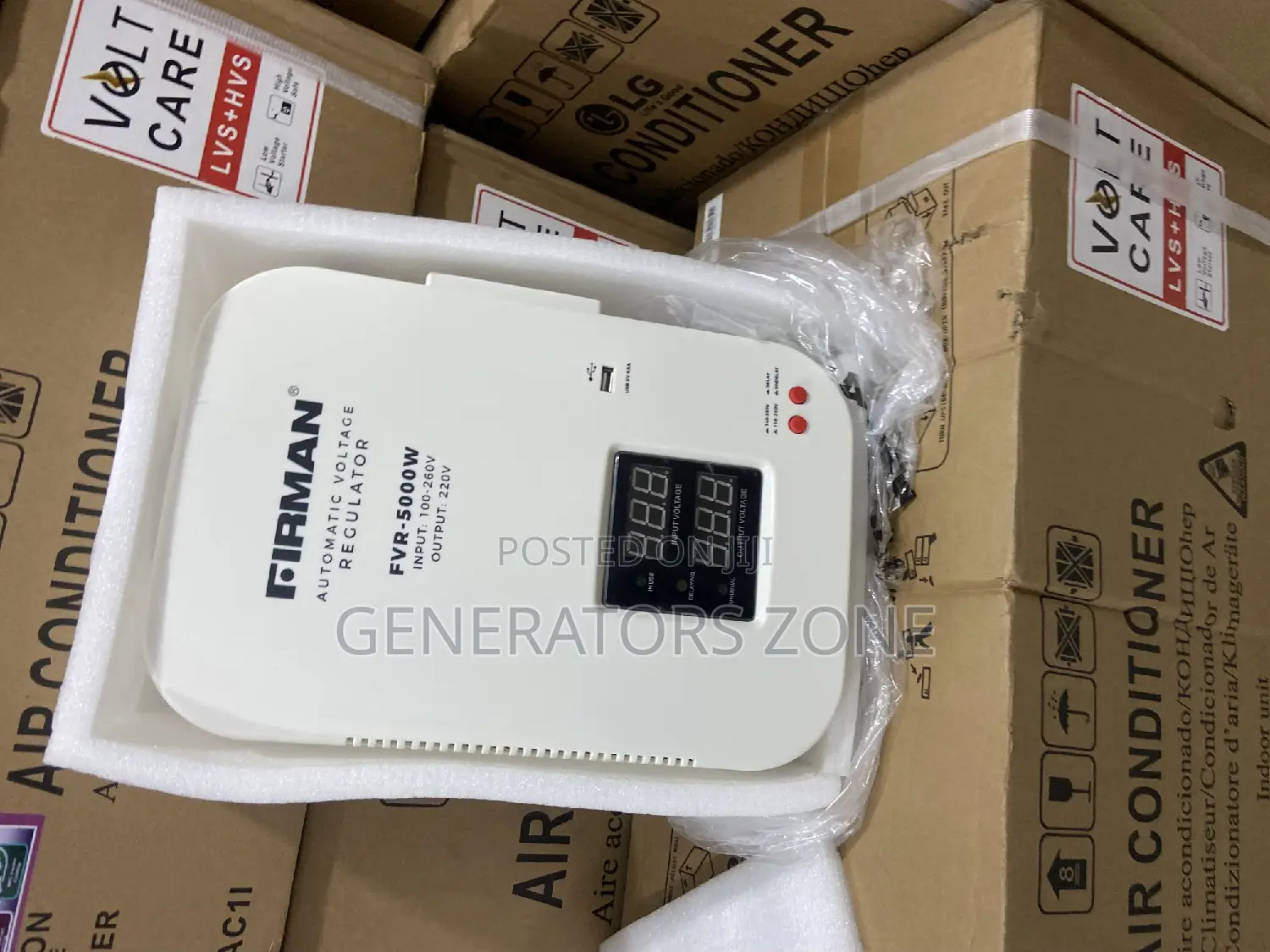 Digital 5000w 5kva Fireman Stabilizer