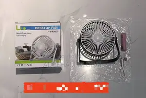 Desktop Fan With Led Light Multifunctional Usb Charging