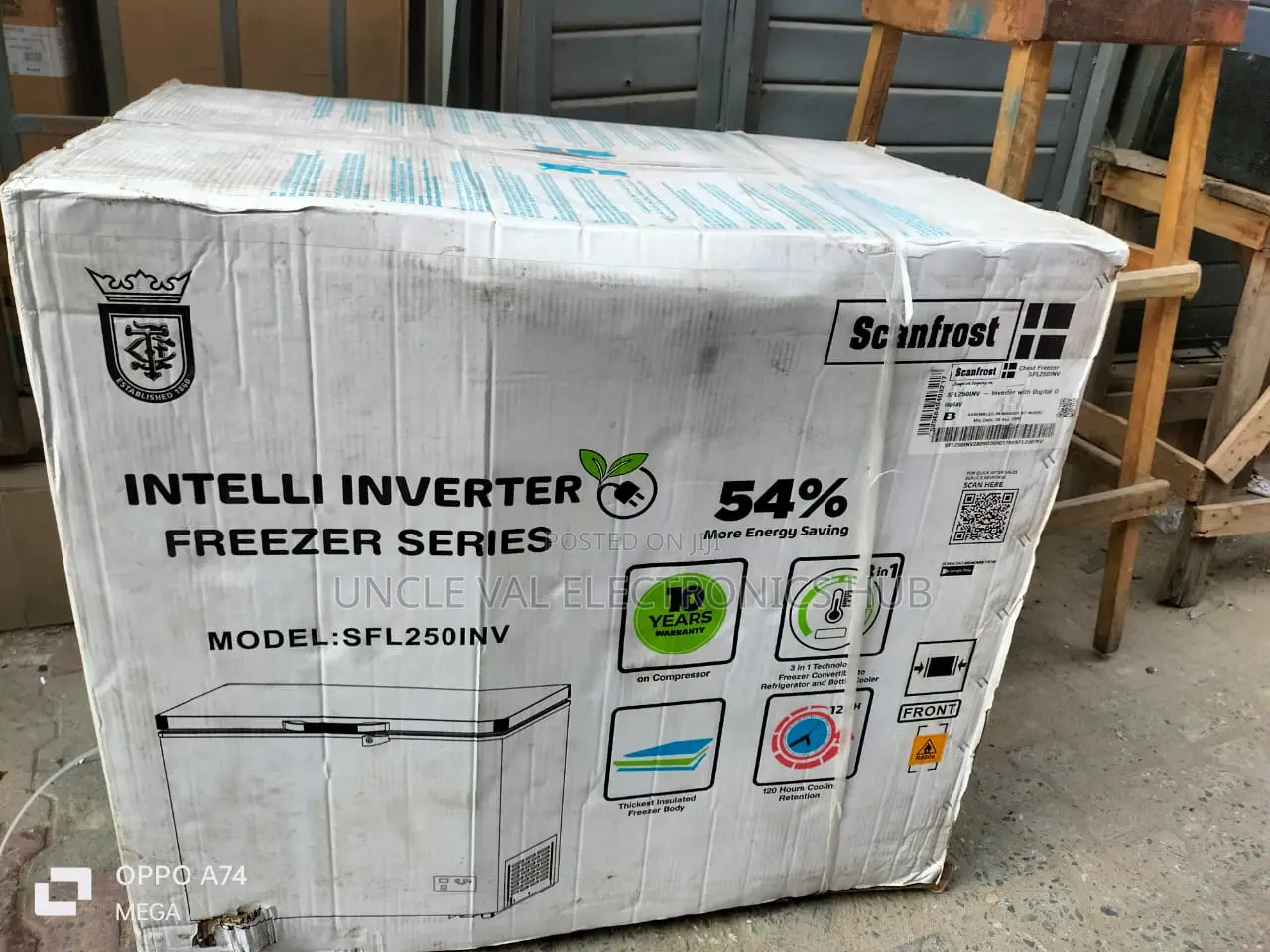 Scanfrost 250l Inverter Chest Freezer