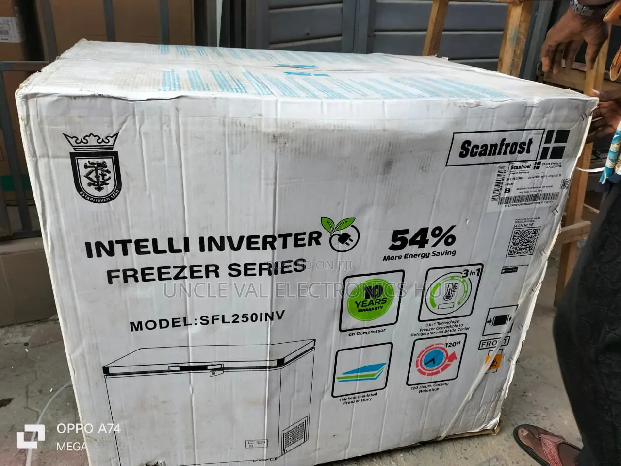 Scanfrost 250l Inverter Chest Freezer