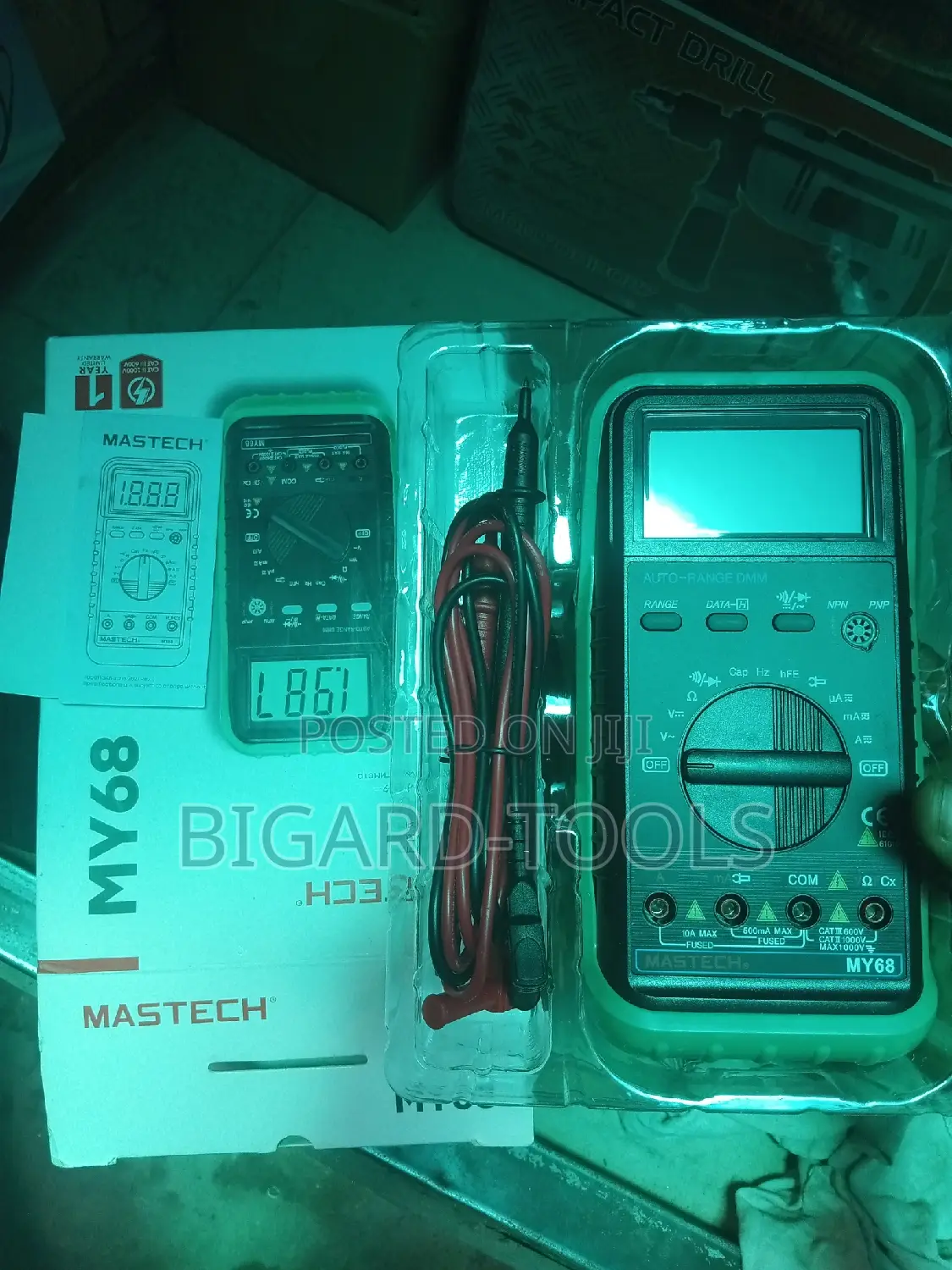 My68 Digital Multimeter 1000v