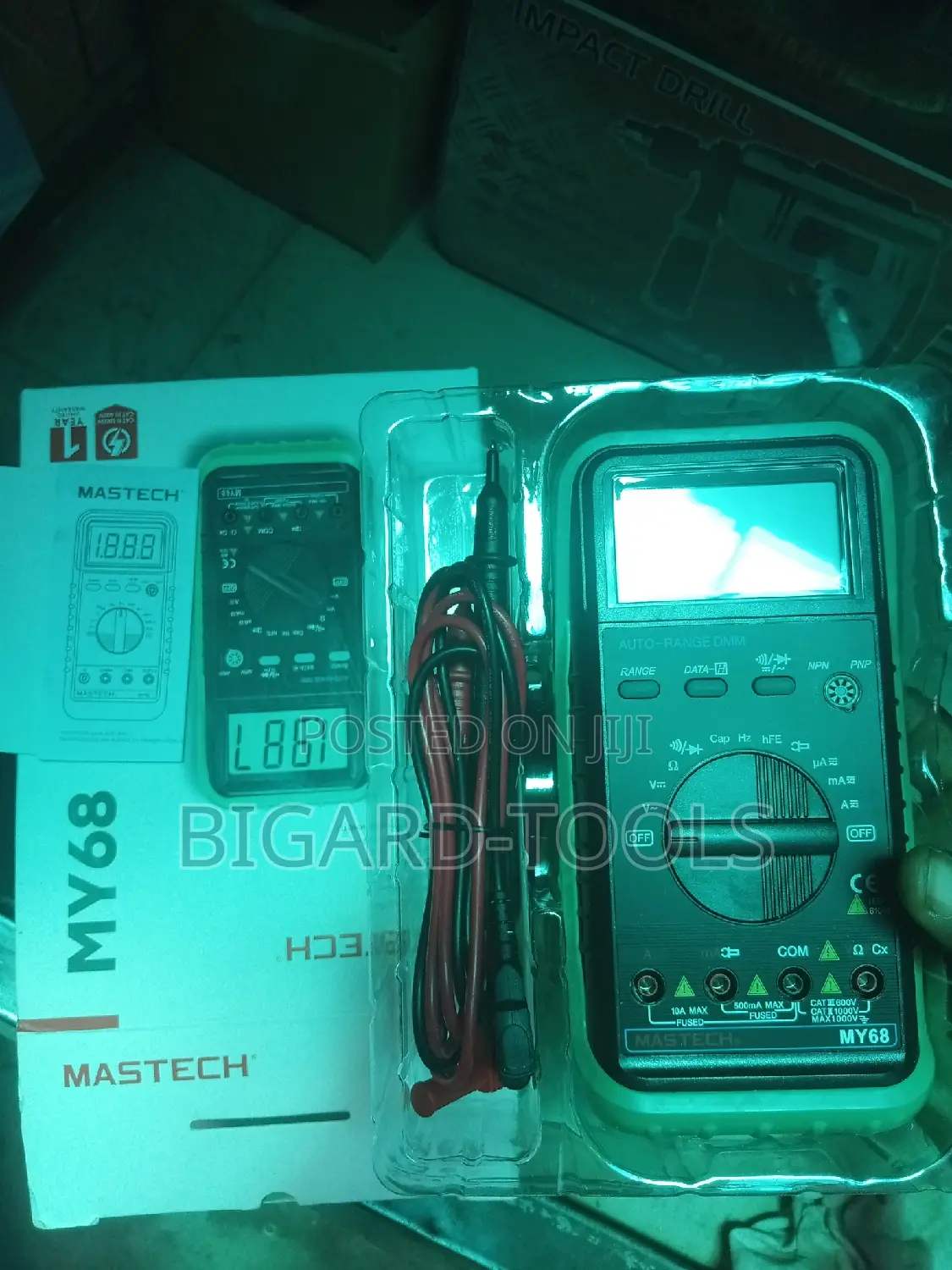 My68 Digital Multimeter 1000v