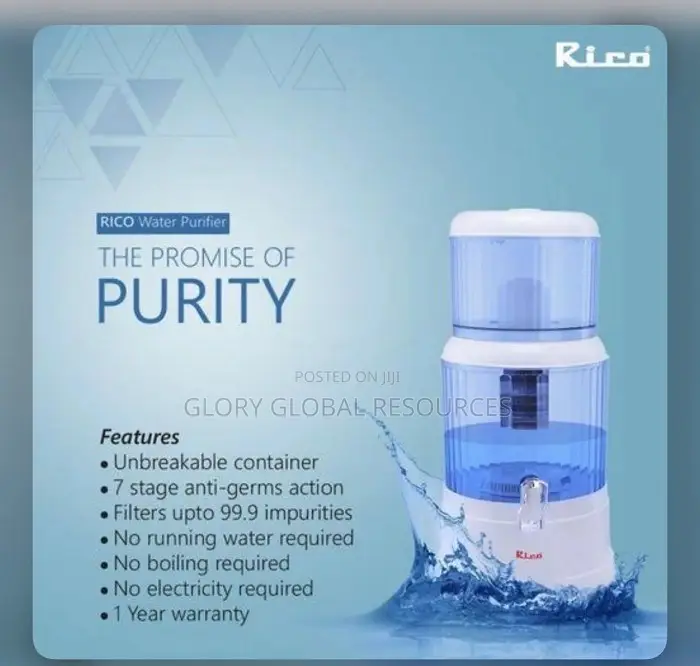 20L Rico Water Purifier Filter Dispenser