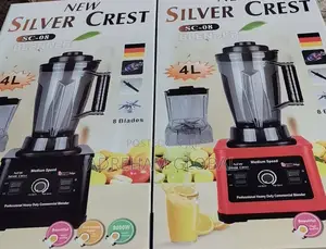 Silver Crest Commercial Blender 4ljar 9000watts With 8blades