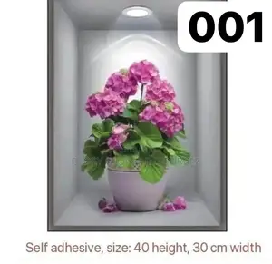 1pc Classic 3D Self Adhesive Home Decor Wall Sticker (30X40C