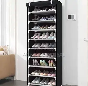 9 Layers Shoe Rack With Cloth
