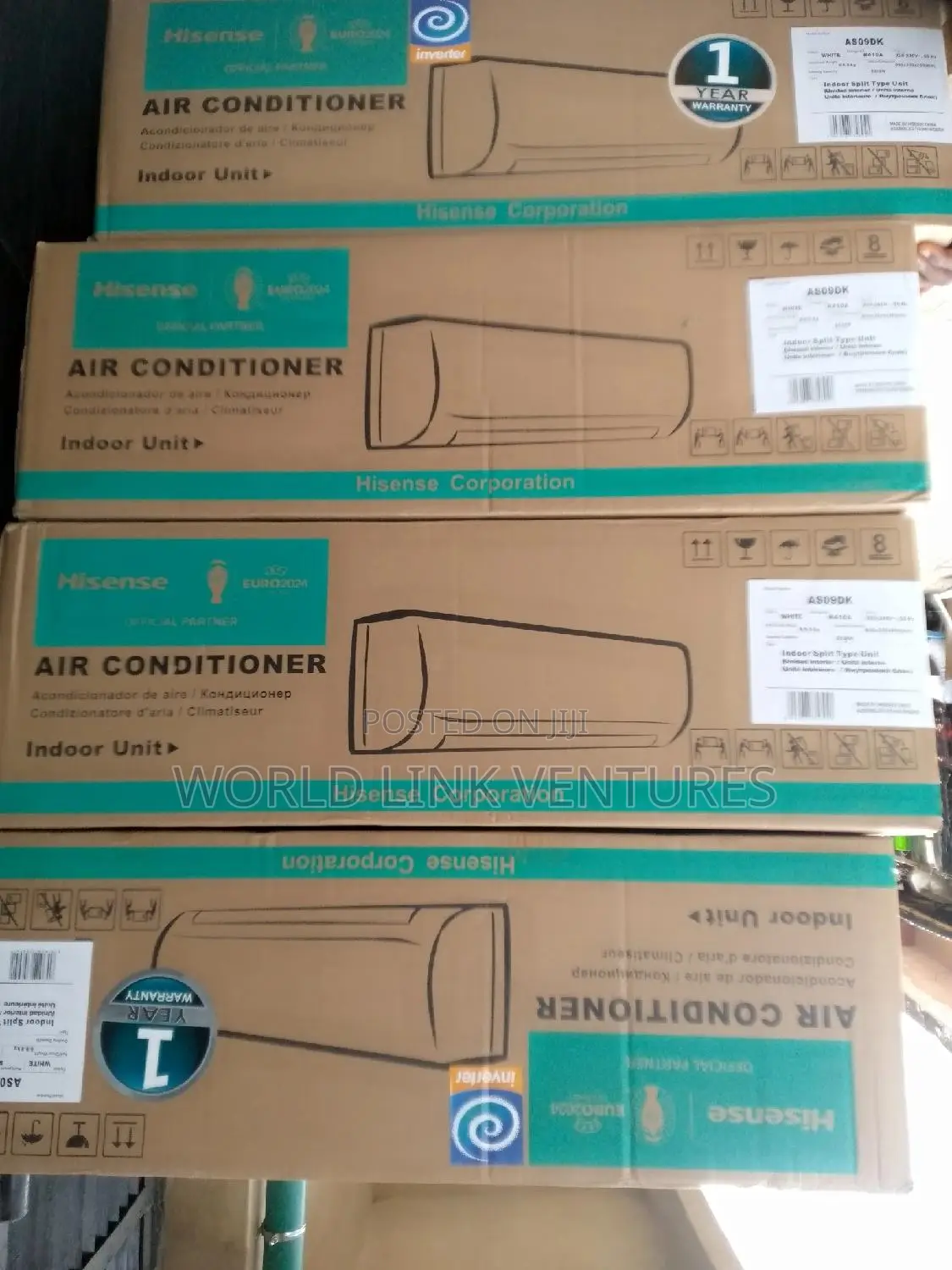 Hisense Air Conditioner As18dk 2hp Split Unit % Coper.