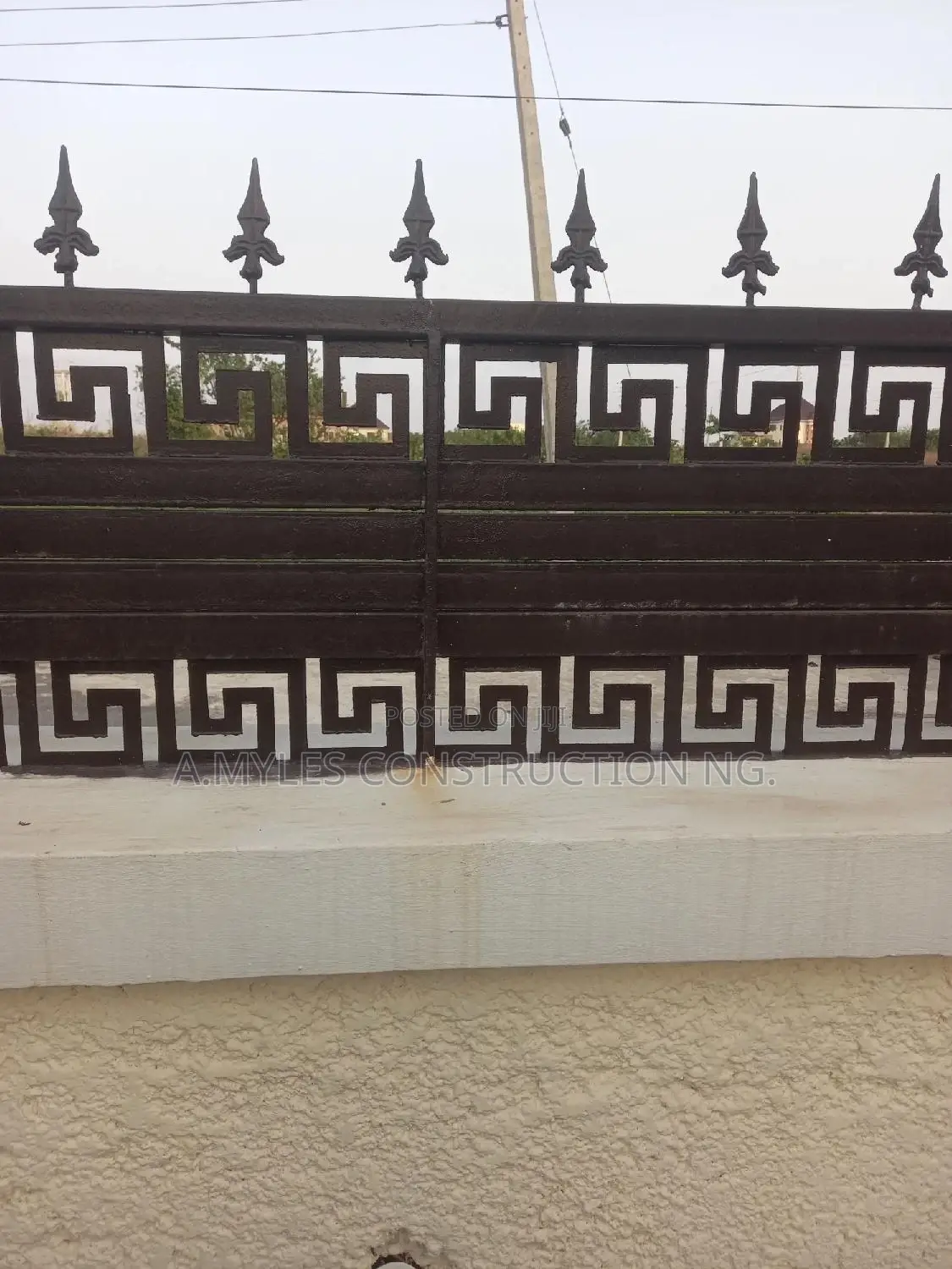 Black Design Laser Cut