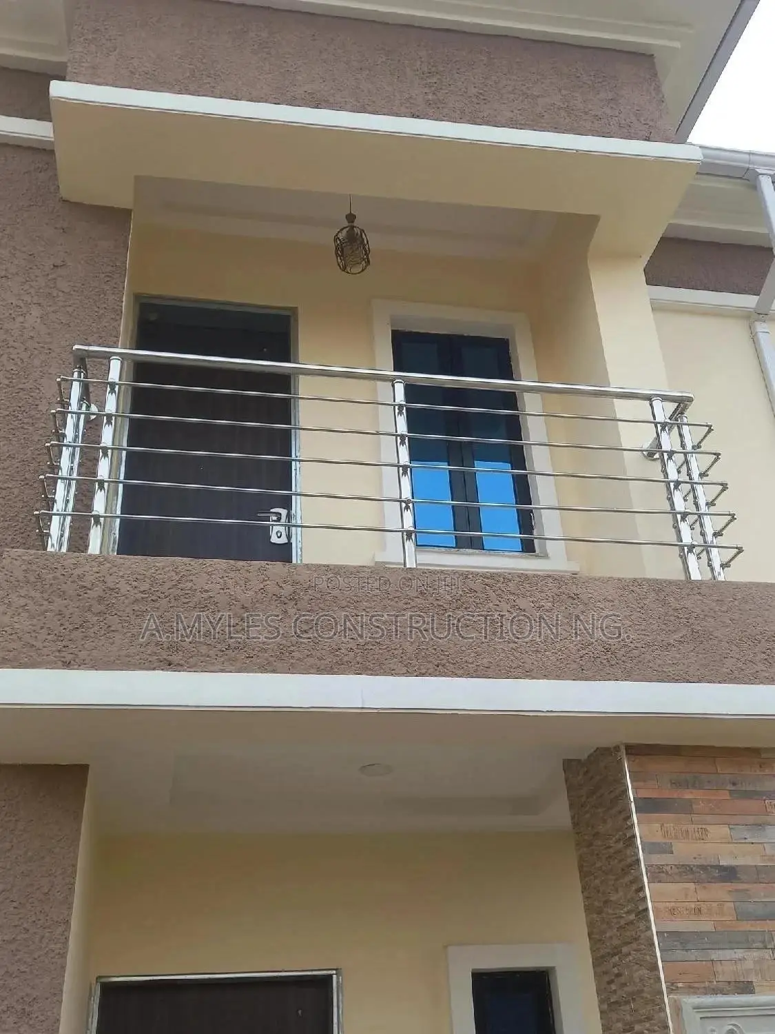 Balcony Silver Stanless Steeel Handrail