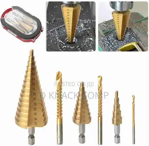 Titanium Reaming Pagoda Sawtooth Set /Drill Bits - 6pcs