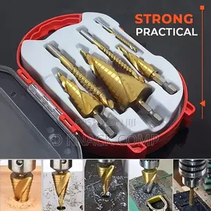 Titanium Reaming Pagoda Sawtooth Set /Drill Bits - 6pcs
