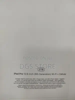 New Apple iPad Pro 12.9 (2022) 2 TB Gray