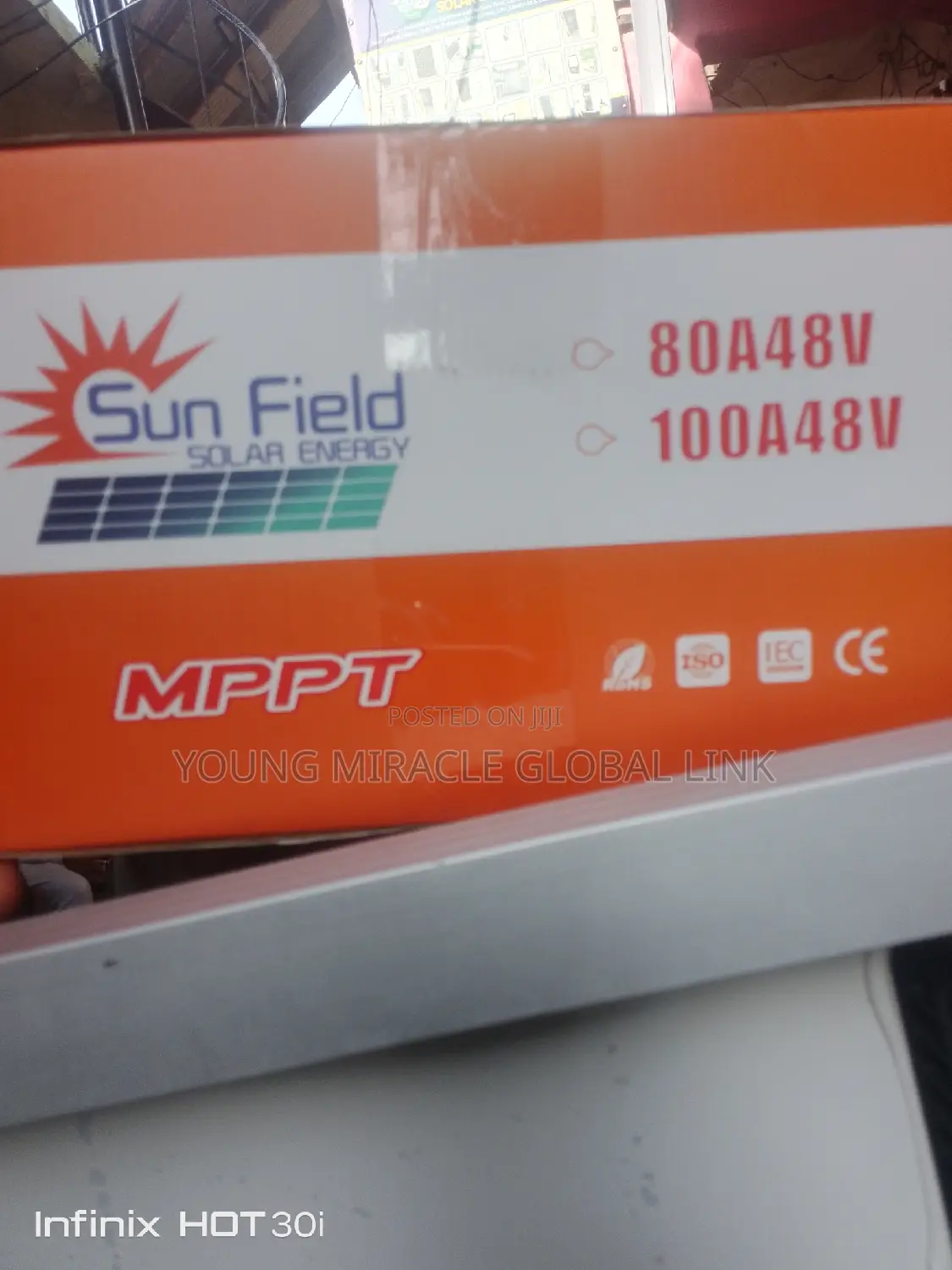 Sun Field Charge Controller 100A /48v
