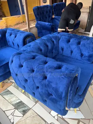 Set of Sofa With Ottoman Up for Grab