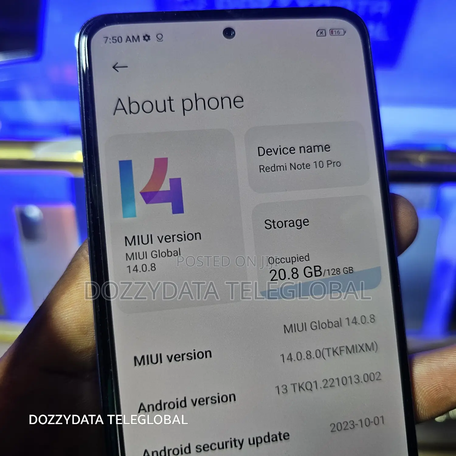 Xiaomi Redmi Note 10 Pro 128 GB Blue