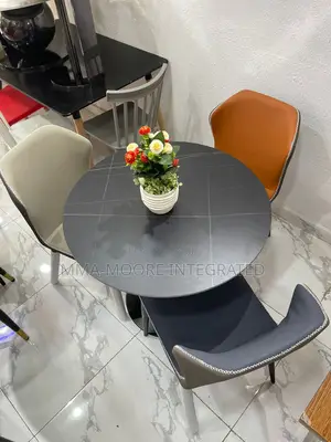 Marble Top Dinning Table Set With 3 Chairs