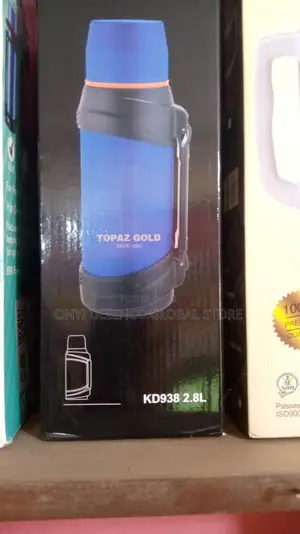 Topaz Gold Stainless Vacuum Flask 2.8 Litres 24 Hours Hot