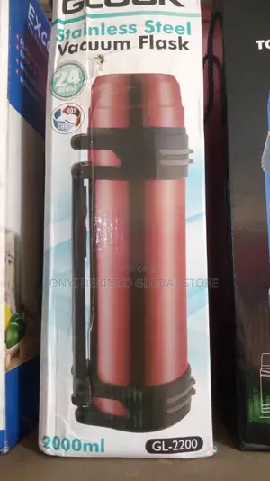 Gluck Stainless Vacuum Flask 2 Litres 24 Hours Hot and Cold