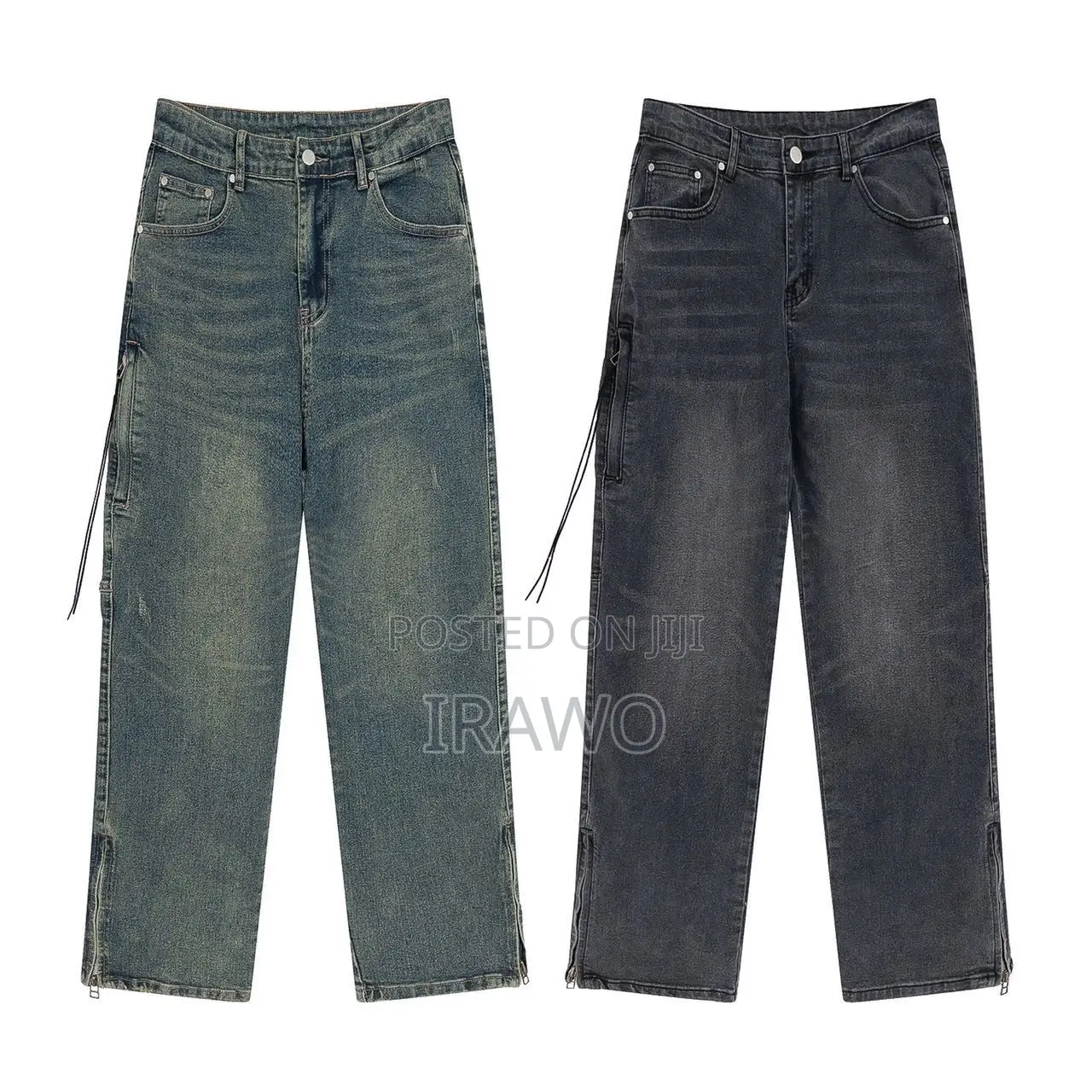 *Black Icon Style Relax Fit Jean