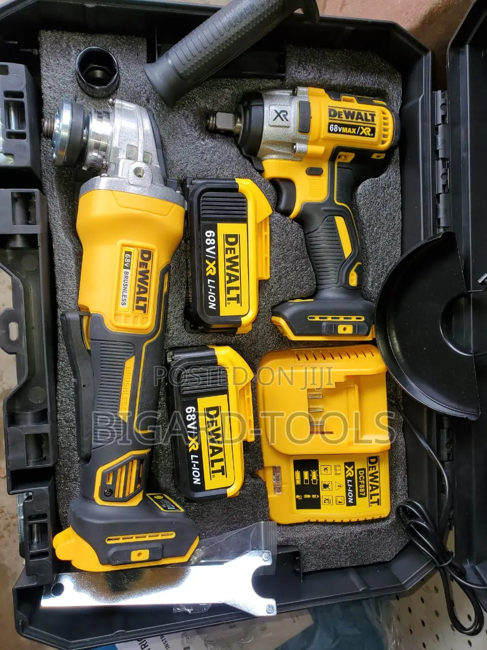 Socketing Machine With Angle Grinder (Rechargeable)